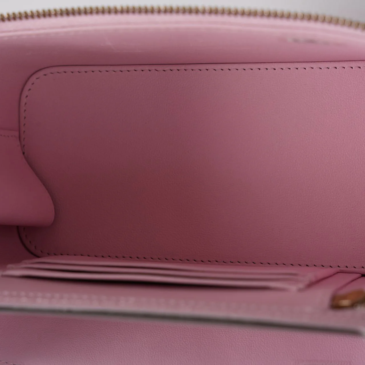 Chanel Vanity Case Pink Quilted Lambskin with Crystal Handle from 2024