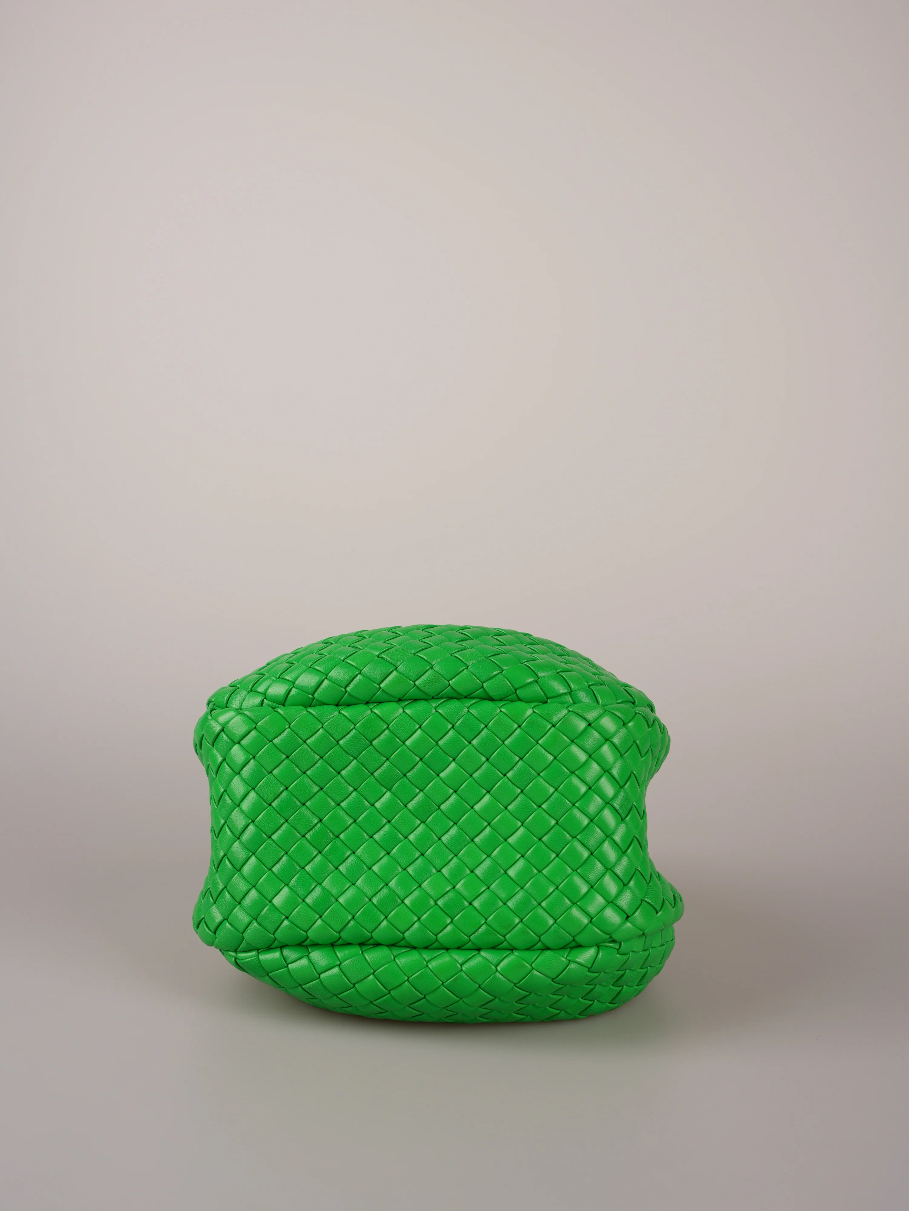 used-Bottega Veneta Teen Jodie Bag Leather Green Medium-MILOURA