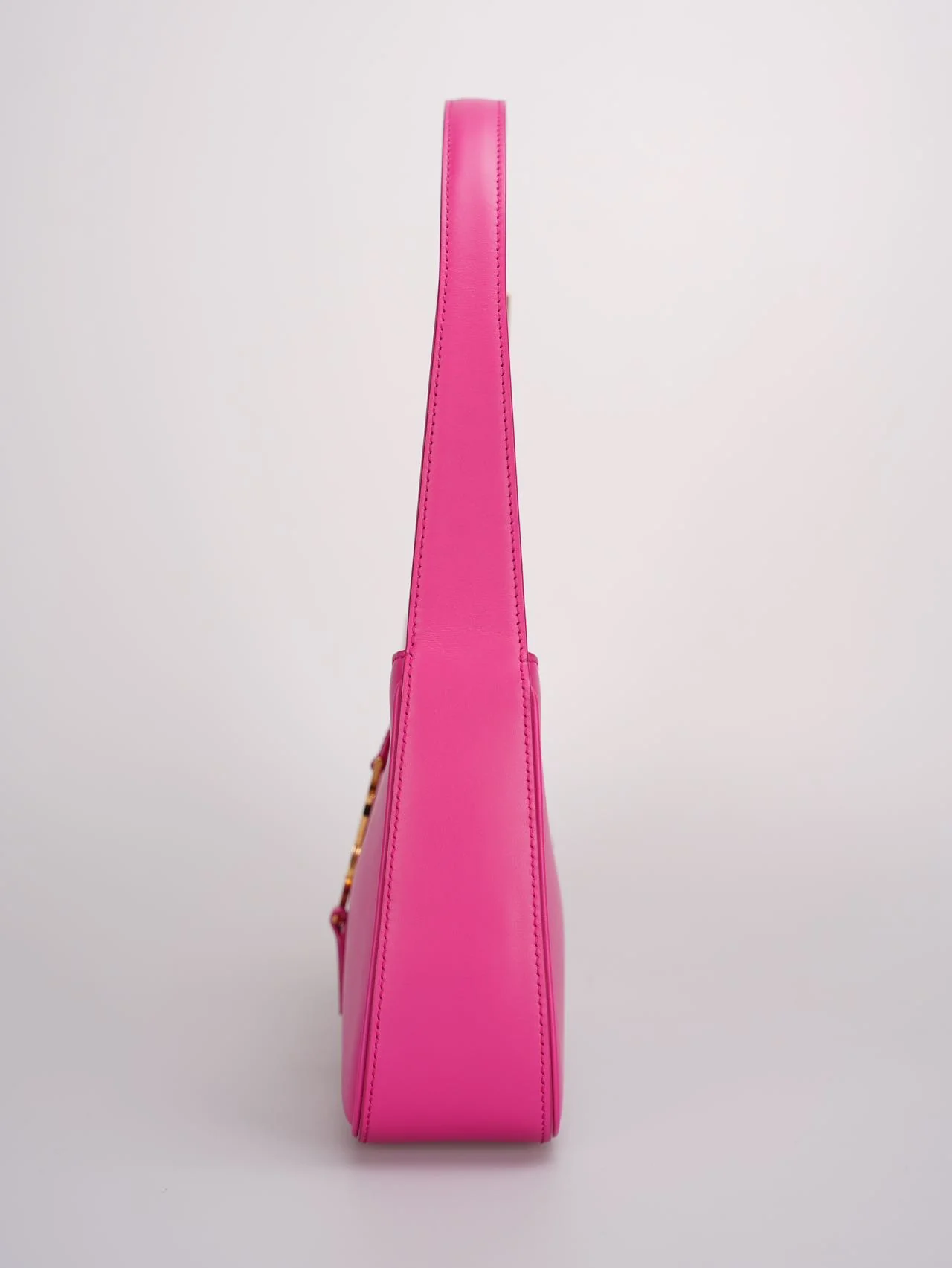 used-Saint Laurent 5 a 7 Fuchsia Hobo Bag-MILOURA