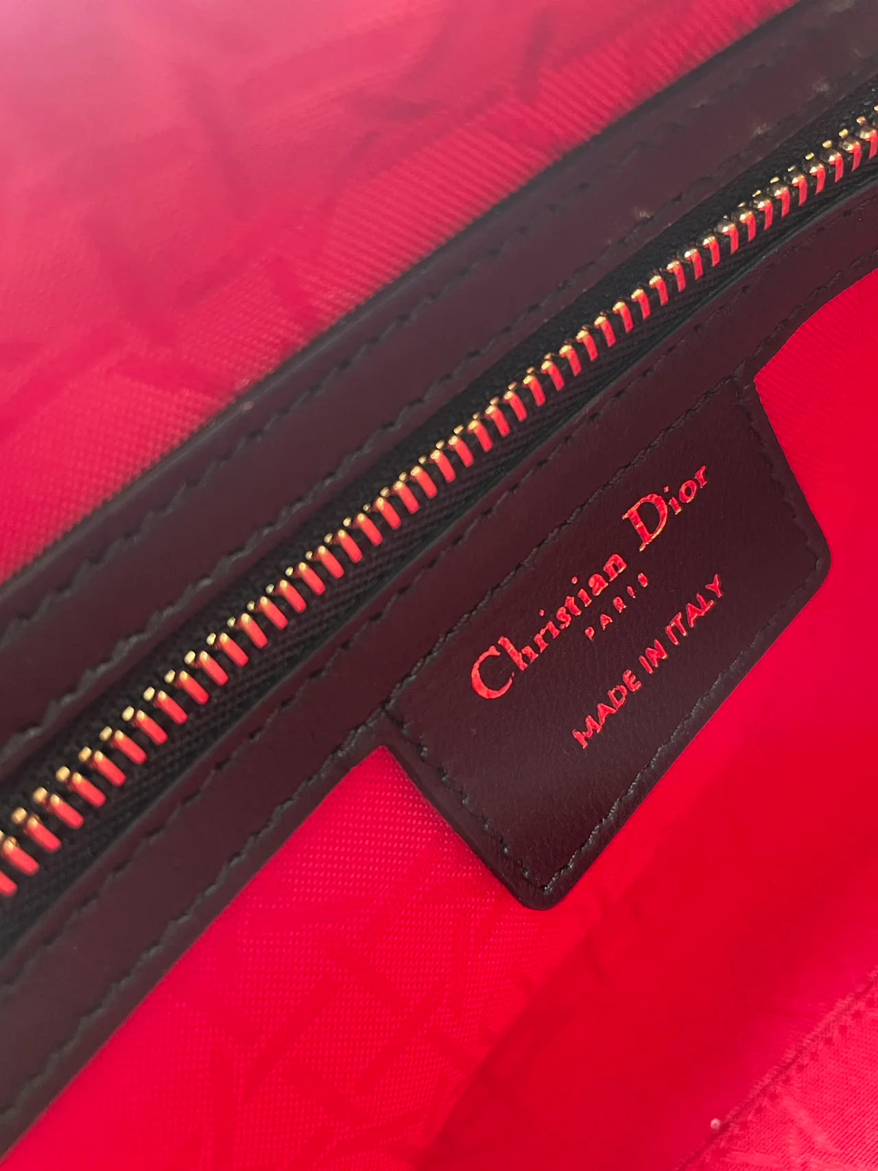 used-Christian Dior Black Lady Dior Bag Medium in Cannage Lambskin Leather with Gold Hardware-MILOURA