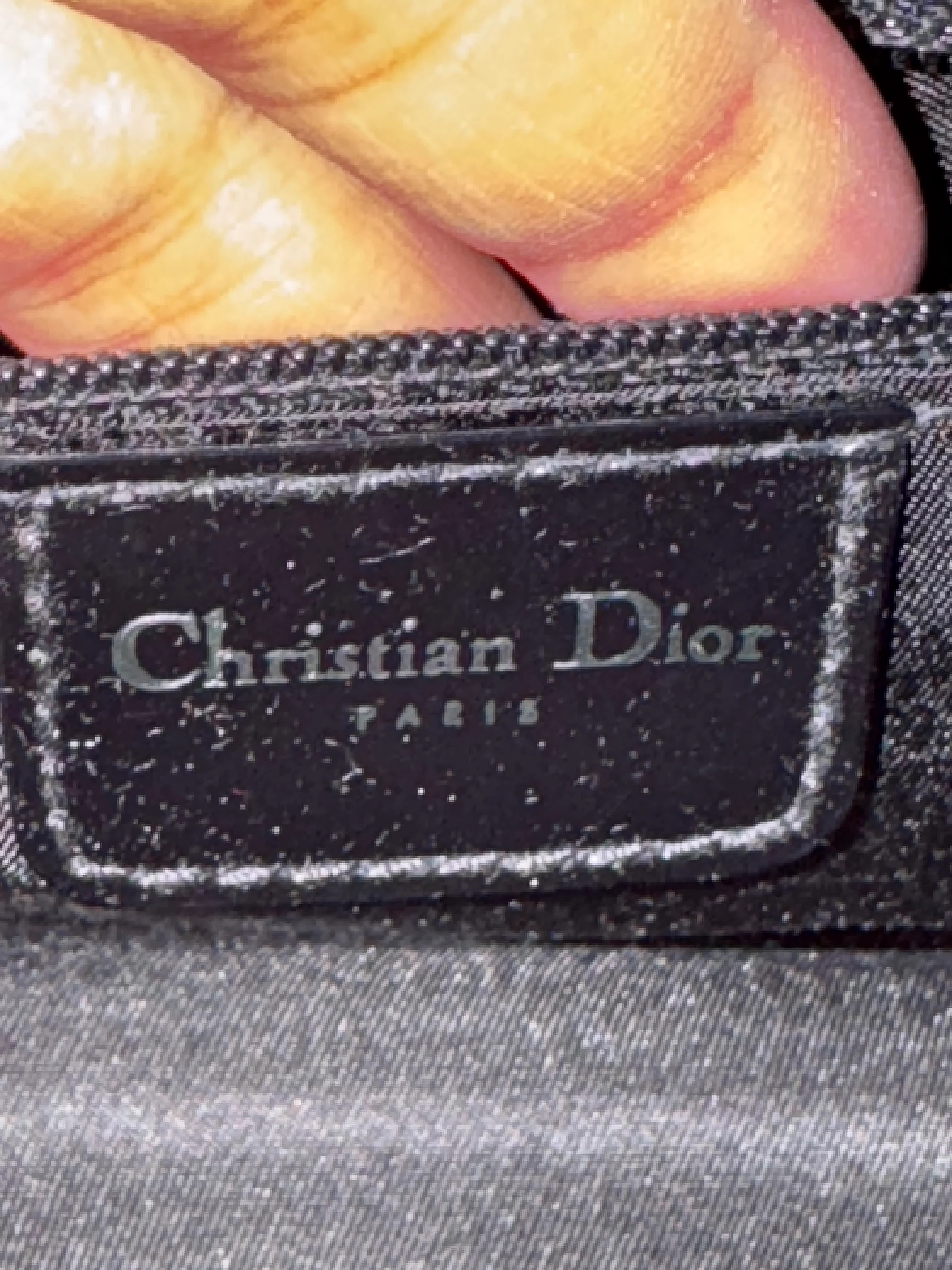 Christian Dior D trick Baguette Tasche as