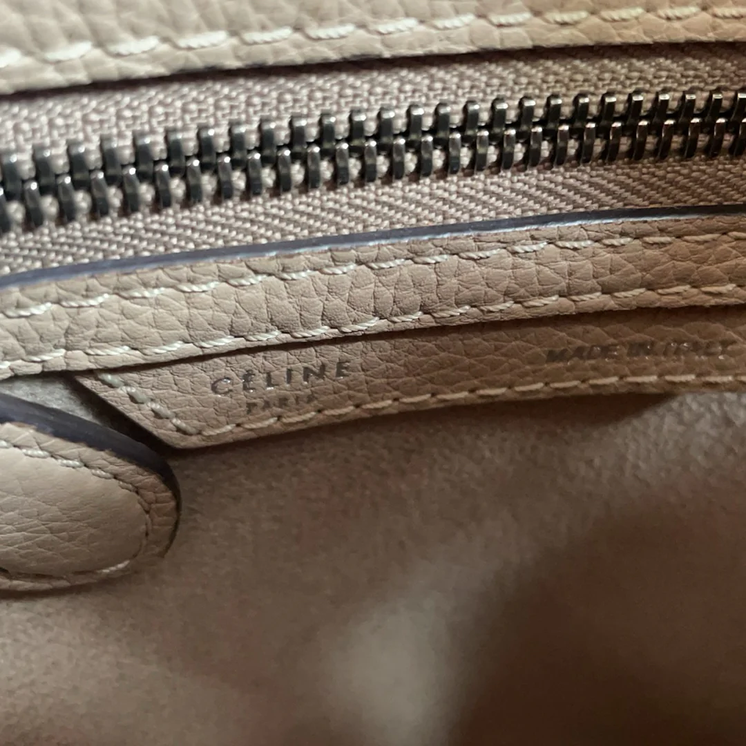 Celine Grey Luggage Micro Tote 2012