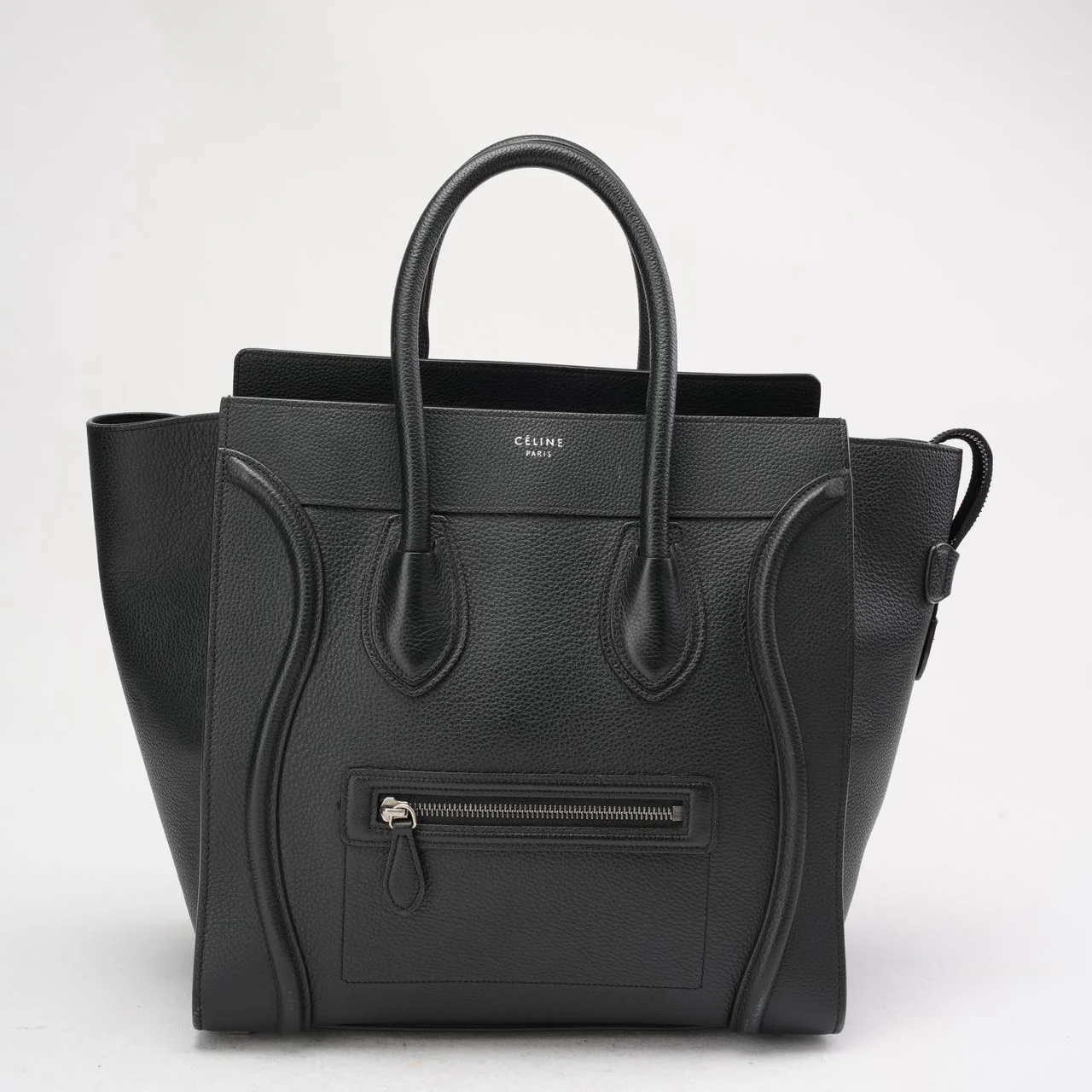 Celine Black Luggage Micro Tote 2016