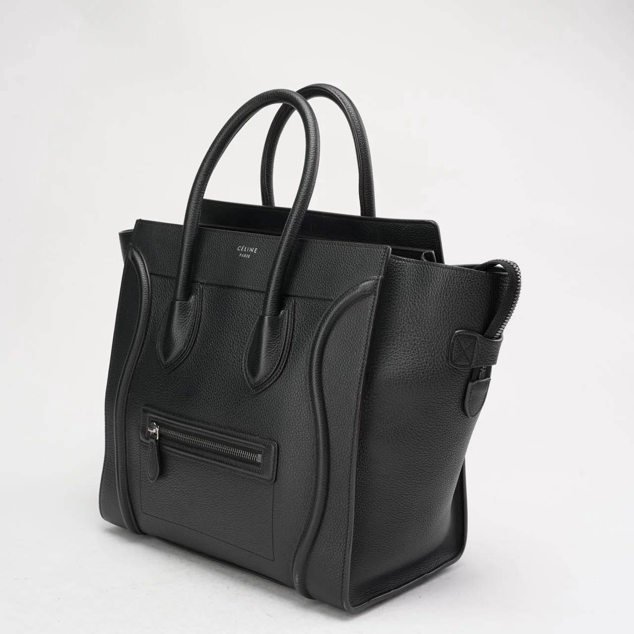 Celine Black Luggage Micro Tote 2016