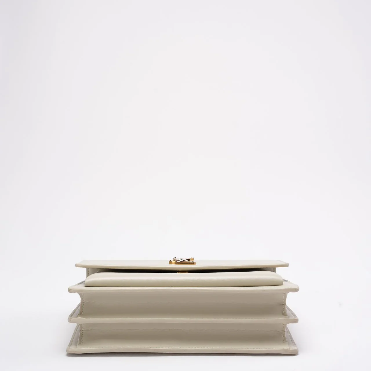 Saint Laurent White Calfskin Medium Monogram Sunset 2021