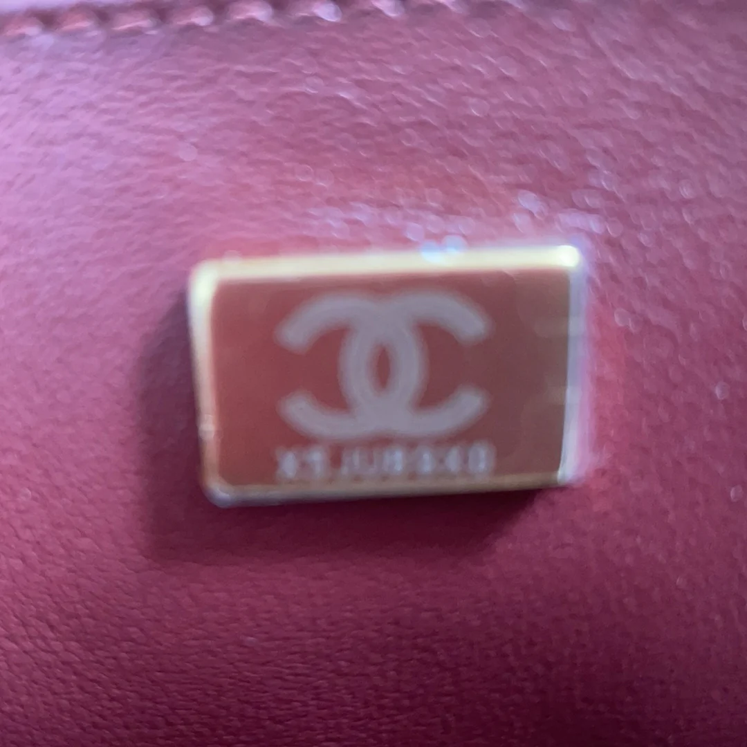 Chanel Black Lambskin Quilted CC in Love Heart Clutch with Chain 2022