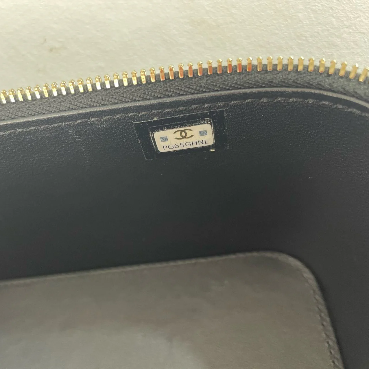 Chanel Black Small Lambskin Top Handle Vanity Case