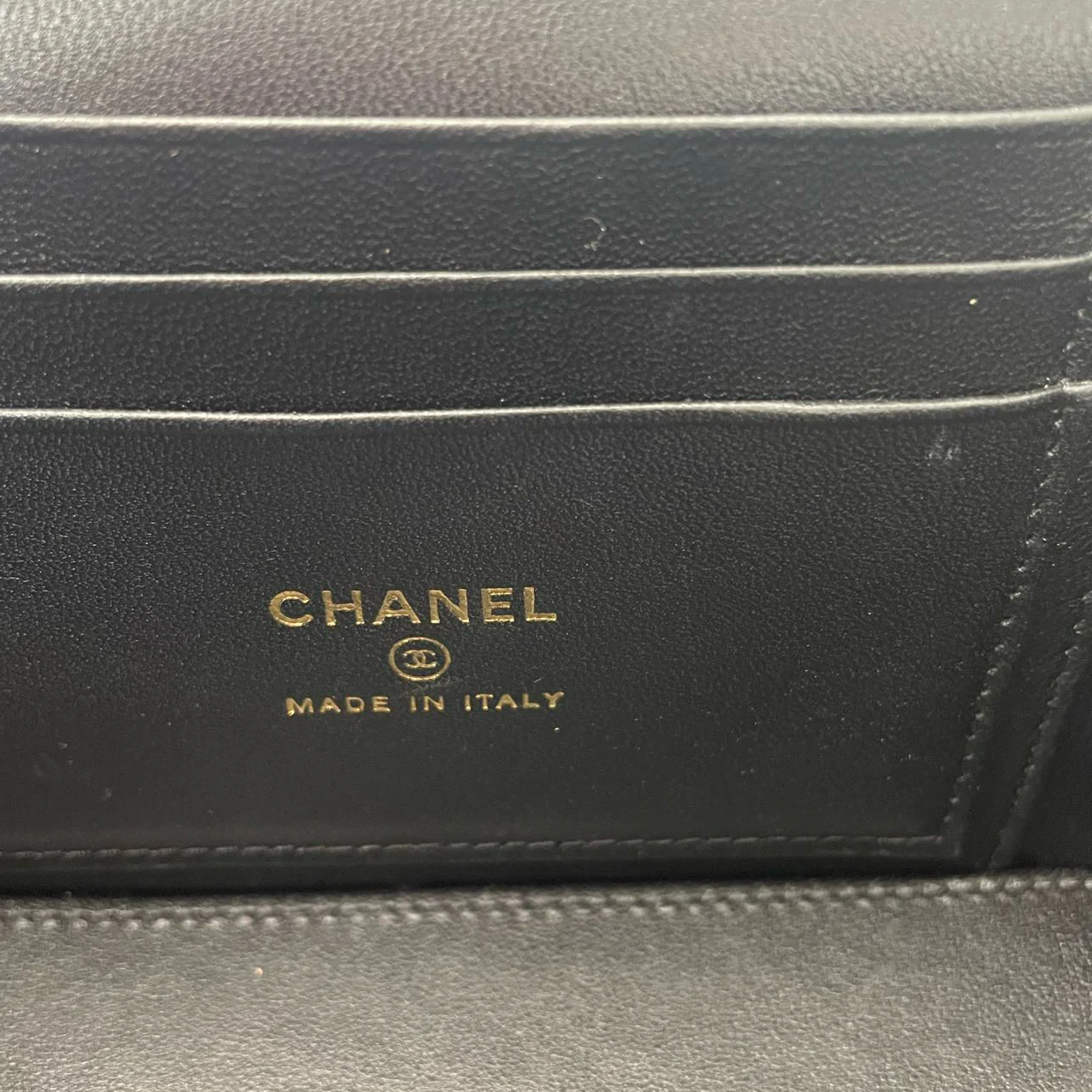 Chanel Black Small Lambskin Top Handle Vanity Case