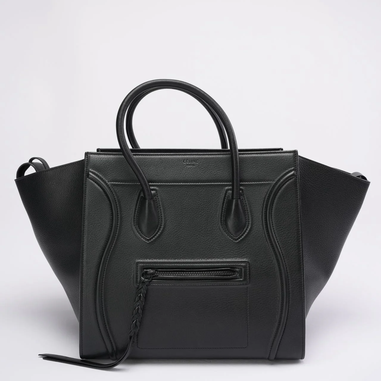 Celine Black Phantom Luggage Tote Bag 2014