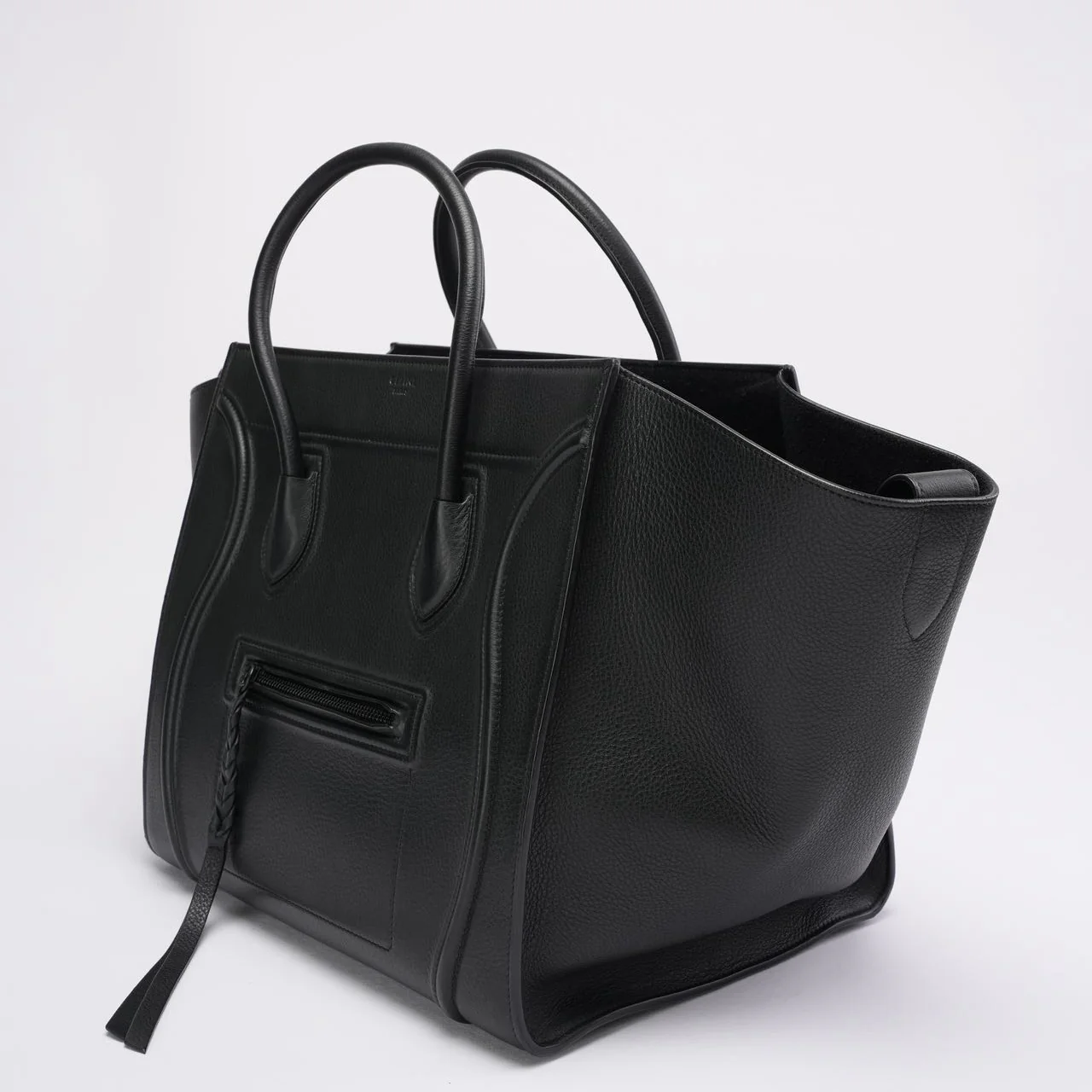 Celine Black Phantom Luggage Tote Bag 2014