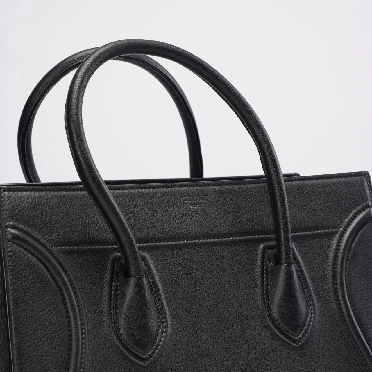 Celine Black Phantom Luggage Tote Bag 2014