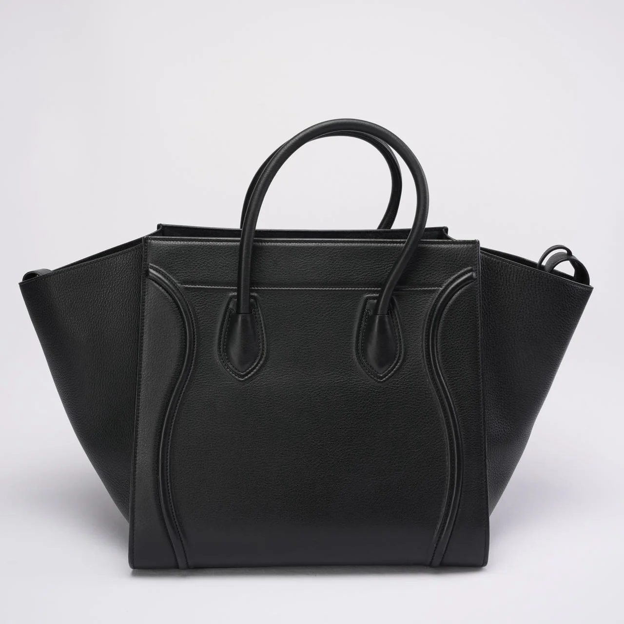 Celine Black Phantom Luggage Tote Bag 2014
