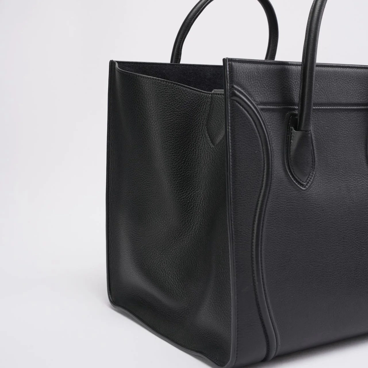 Celine Black Phantom Luggage Tote Bag 2014