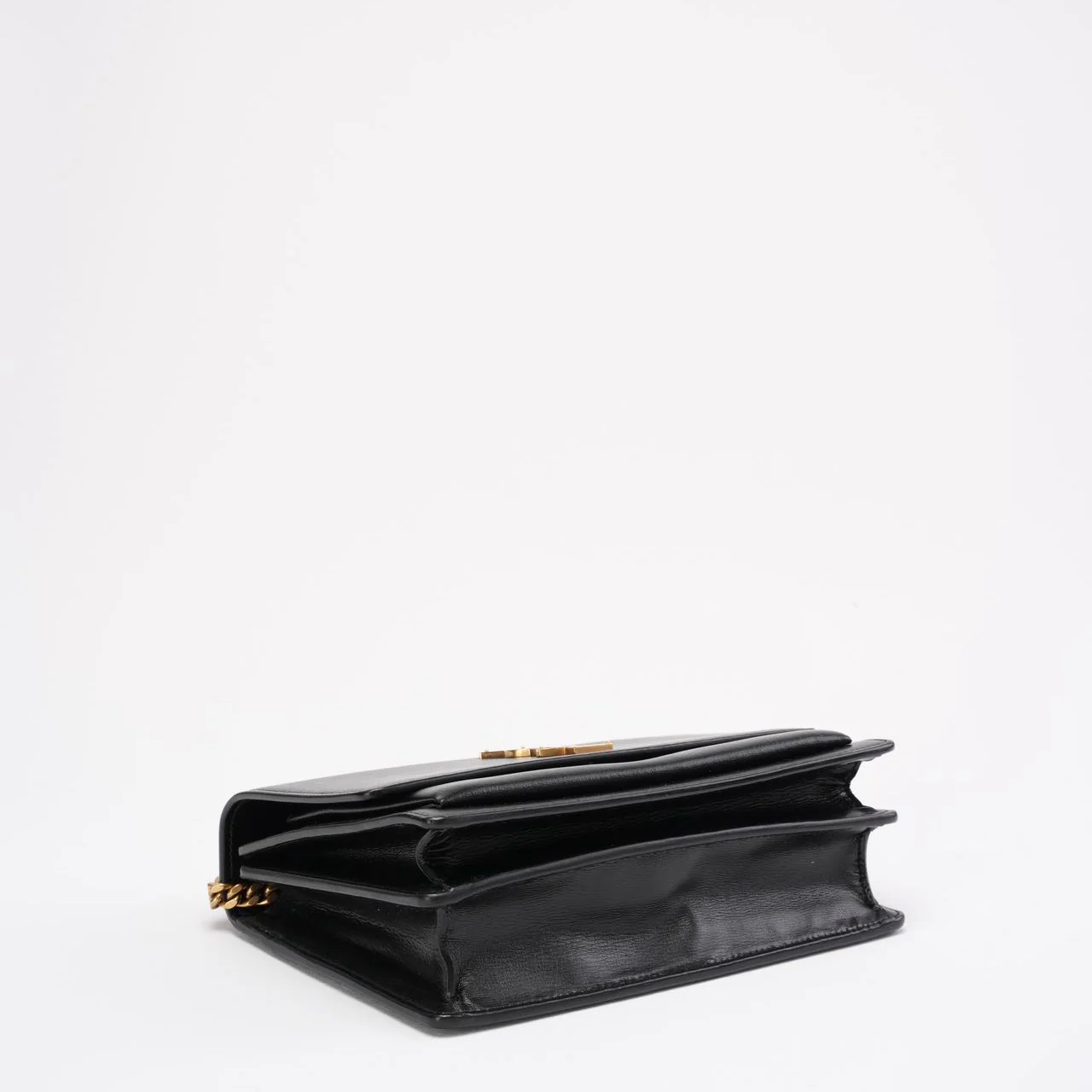 Saint Laurent Black Calfskin Medium Monogram Sunset 2021