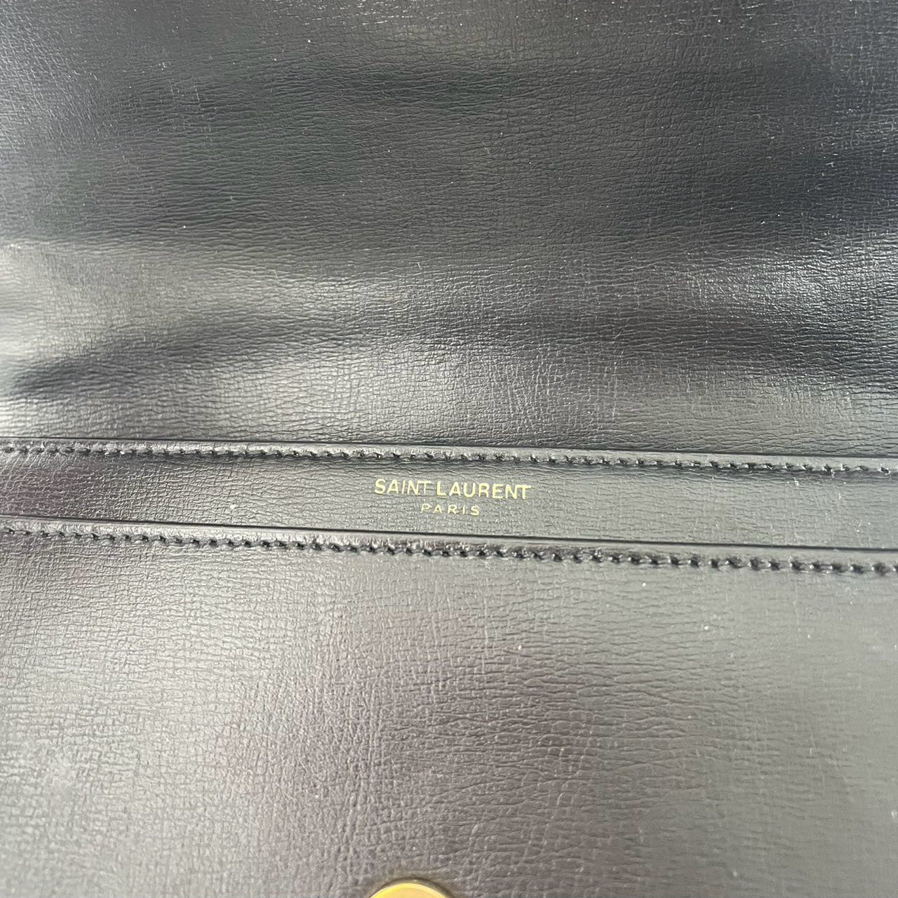 Saint Laurent Black Calfskin Medium Monogram Sunset 2021