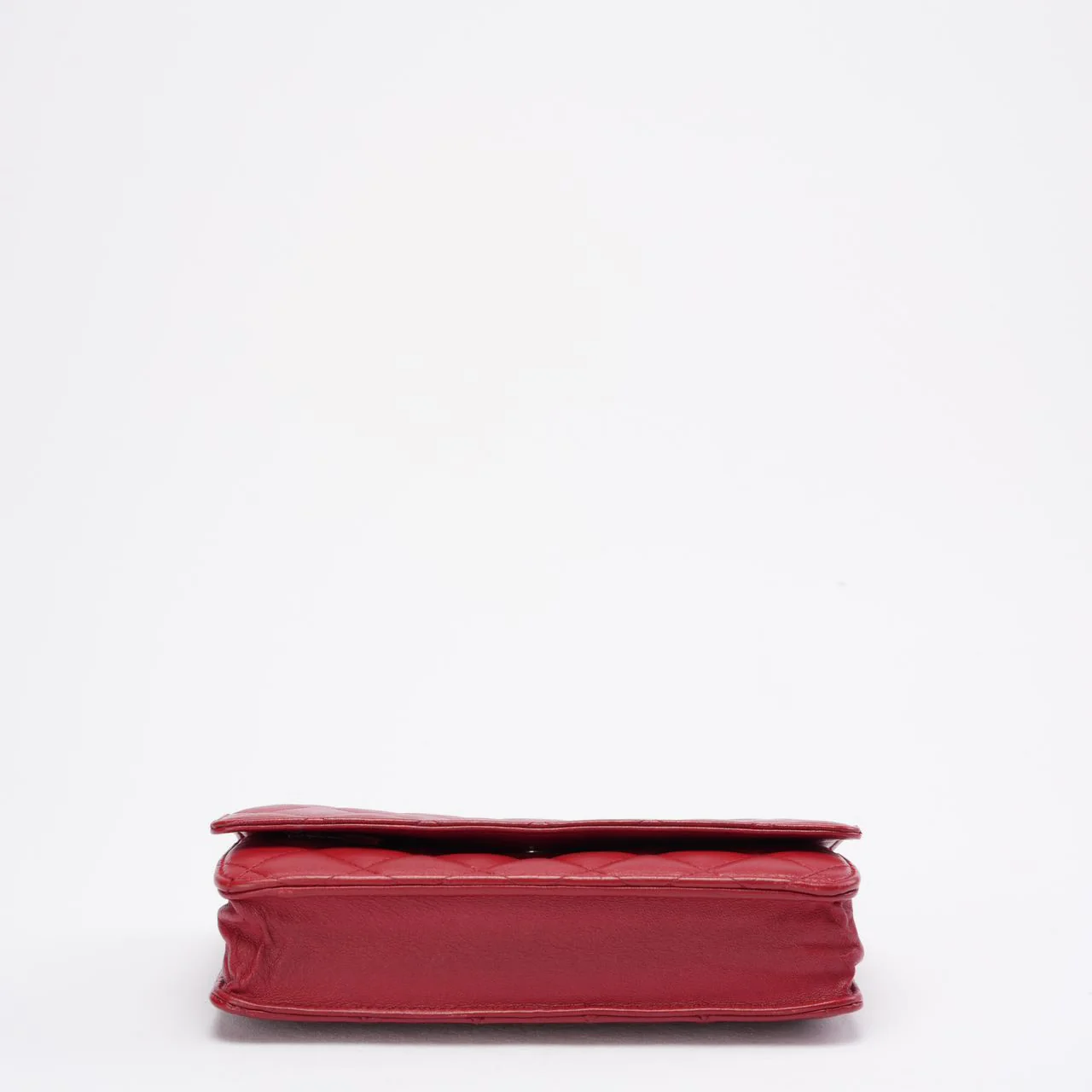 Chanel Red Lambskin Wallet on Chain (WOC) 2011