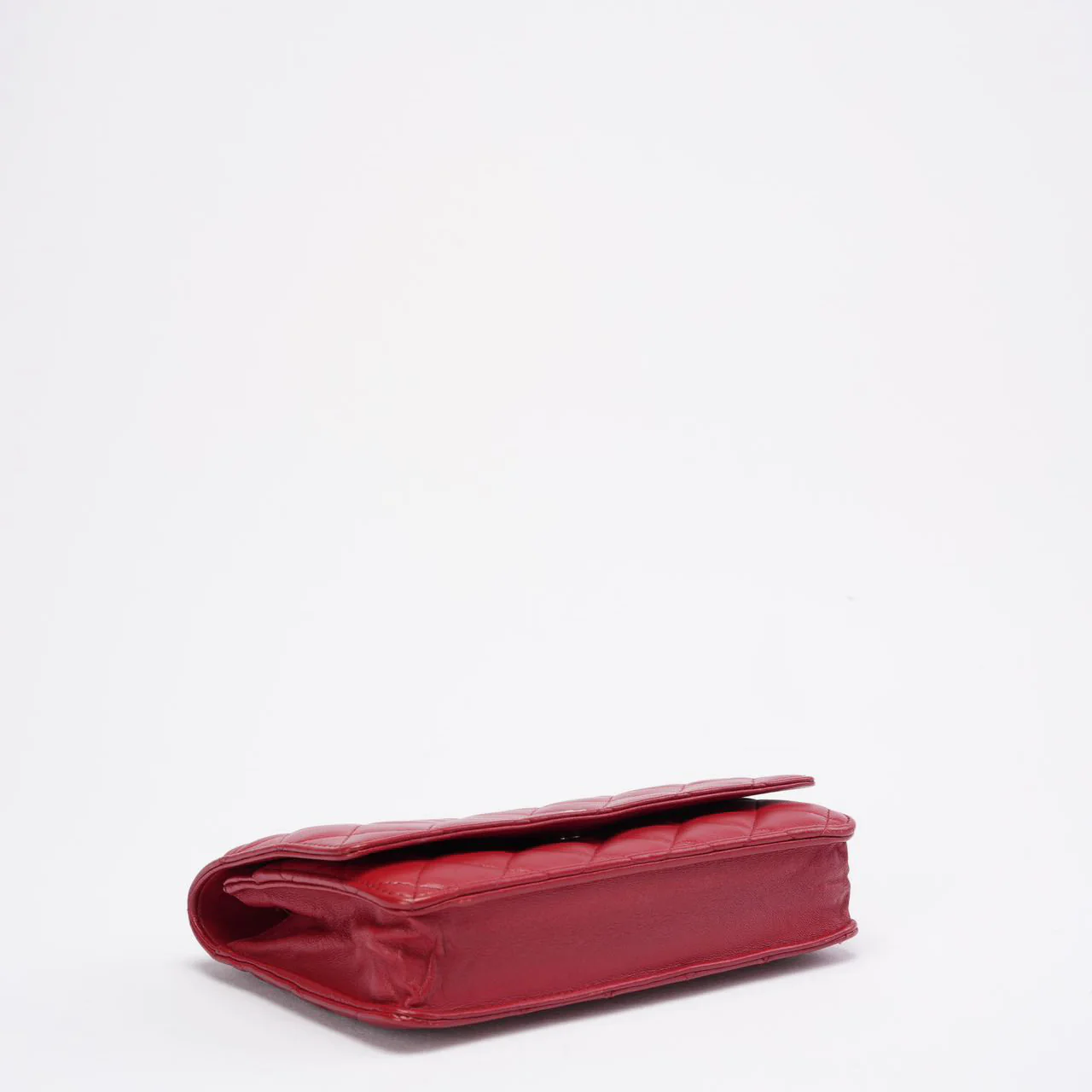 Chanel Red Lambskin Wallet on Chain (WOC) 2011