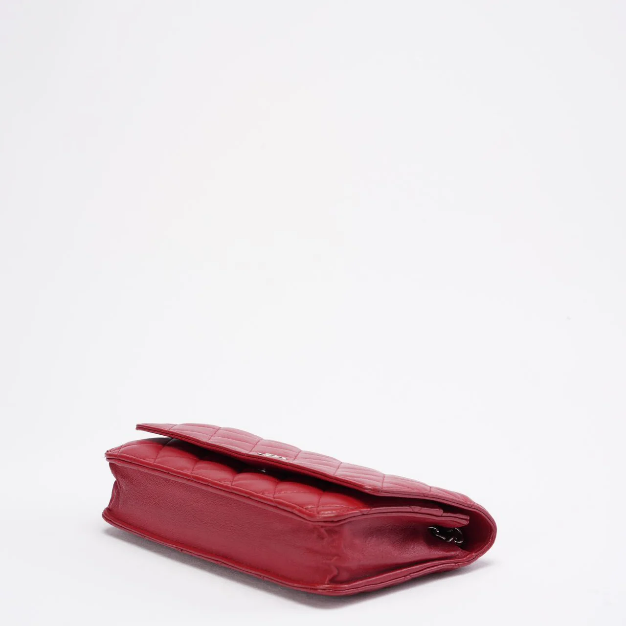 Chanel Red Lambskin Wallet on Chain (WOC) 2011