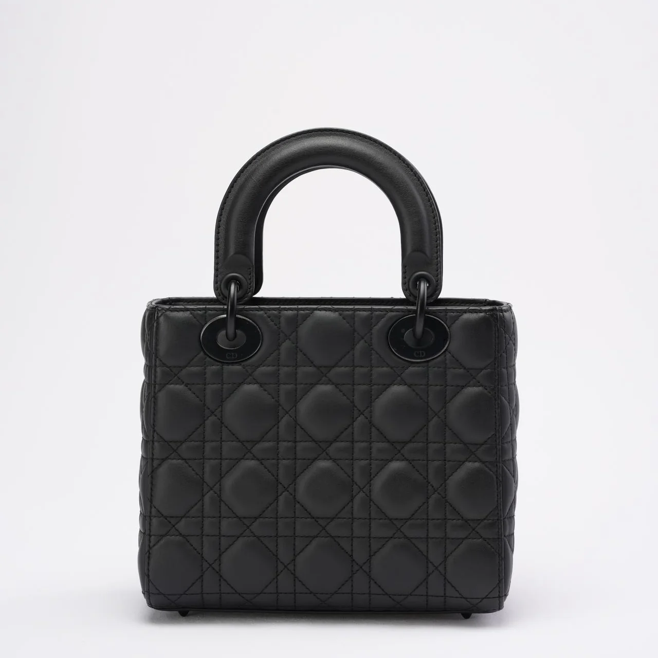 Christian Dior Matte Black Small Lady Dior Bag 2020