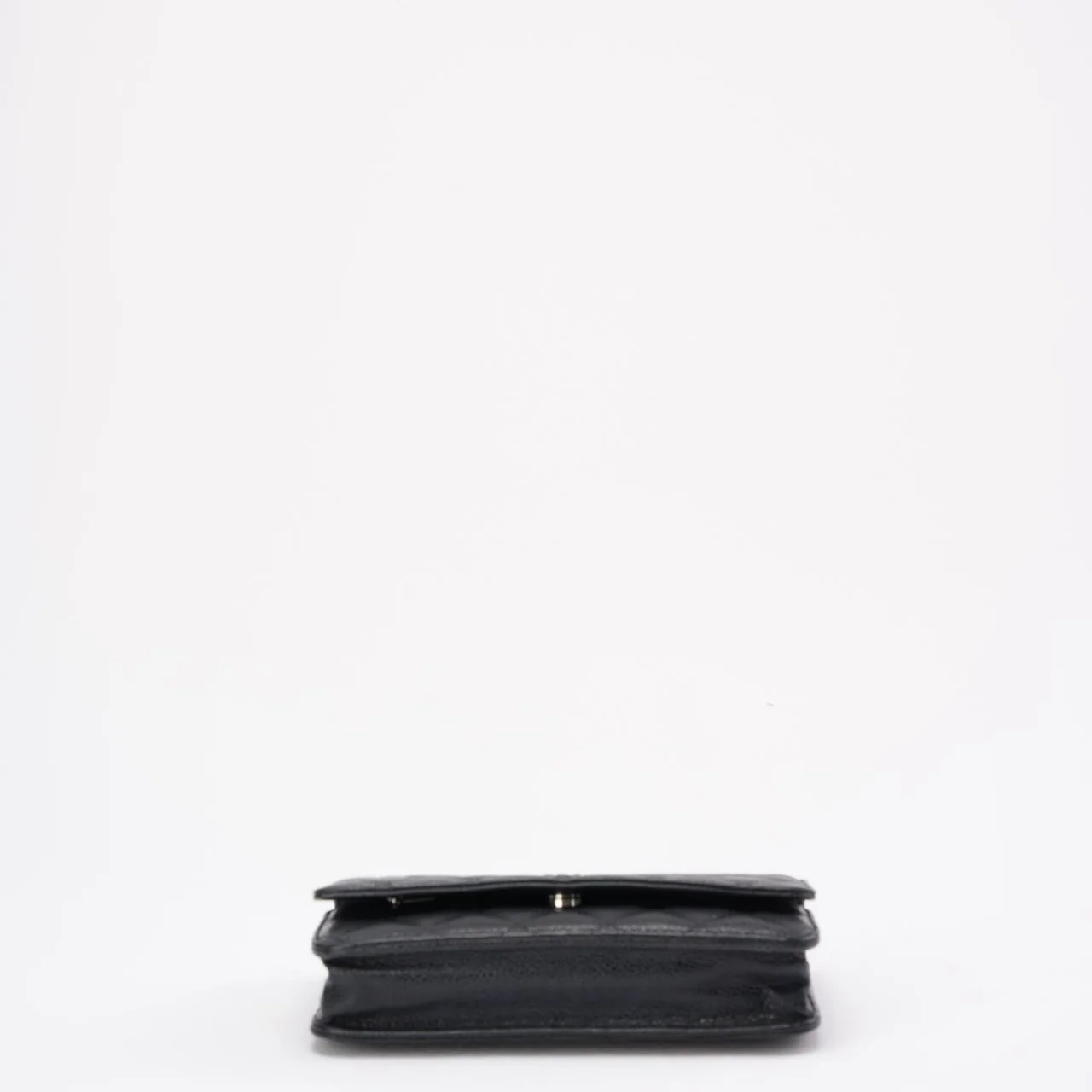 Chanel Black Caviar Leather Wallet on Chain(WOC) 2020