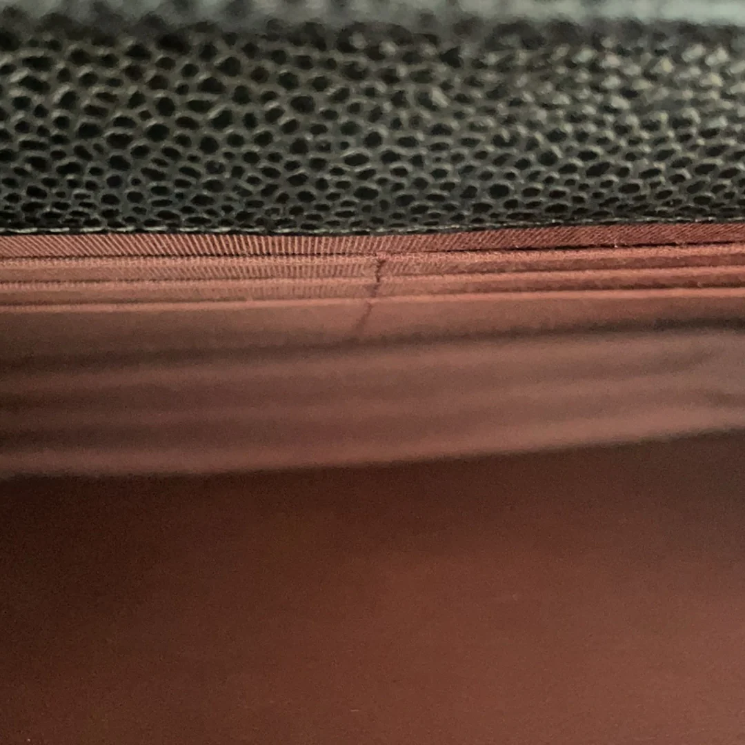 Chanel Black Caviar Leather Wallet on Chain(WOC) 2020