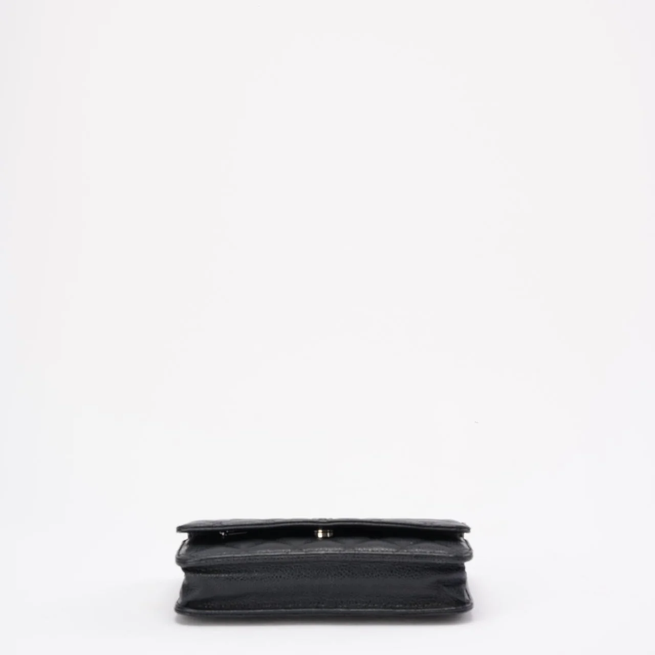 Chanel Black Caviar Leather Wallet on Chain(WOC) 2014