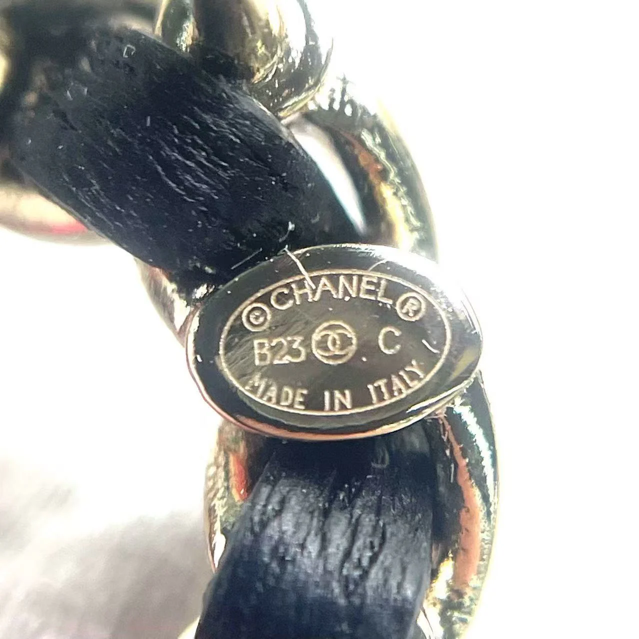 Chanel Resin Lambskin Turnlock Flap Bag Earrings in Black and Gold