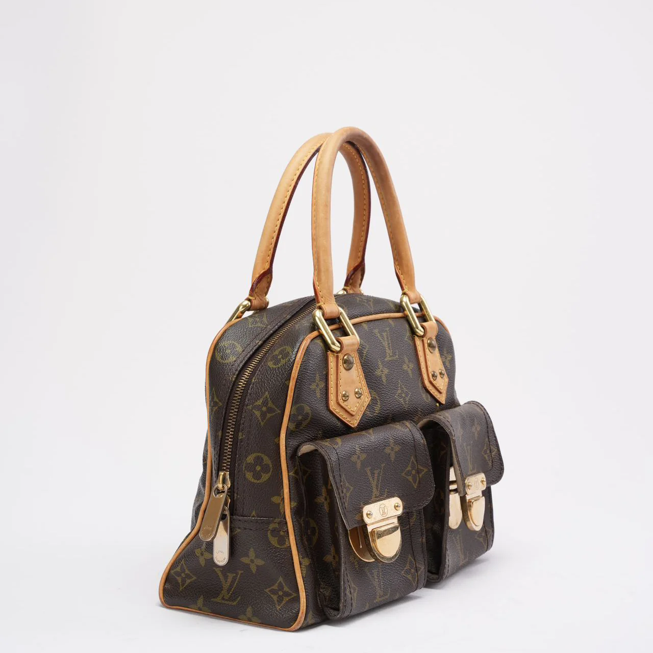 Louis Vuitton Manhattan PM Brown Monogram Handbag