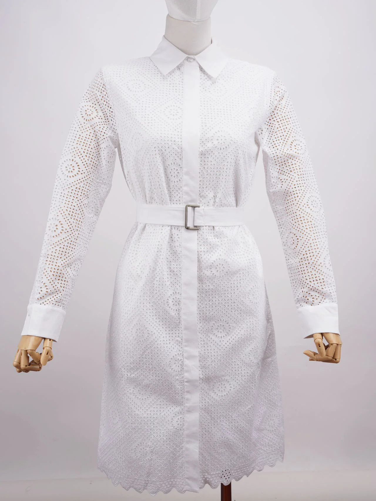 Loro Piana Embroidered White Dress – FR 38