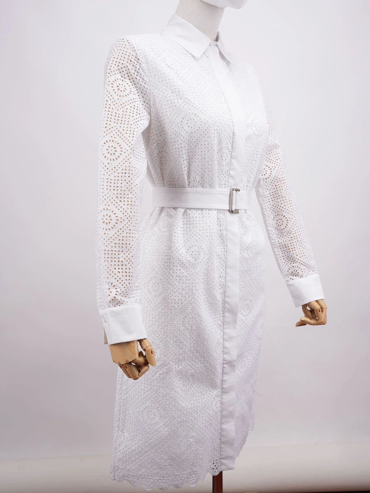 Loro Piana Embroidered White Dress – FR 38