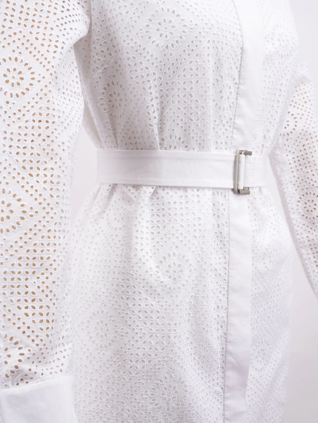 Loro Piana Embroidered White Dress – FR 38