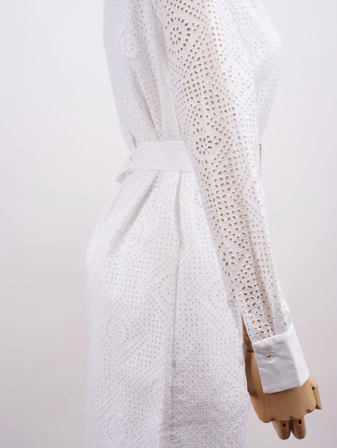 Loro Piana Embroidered White Dress – FR 38