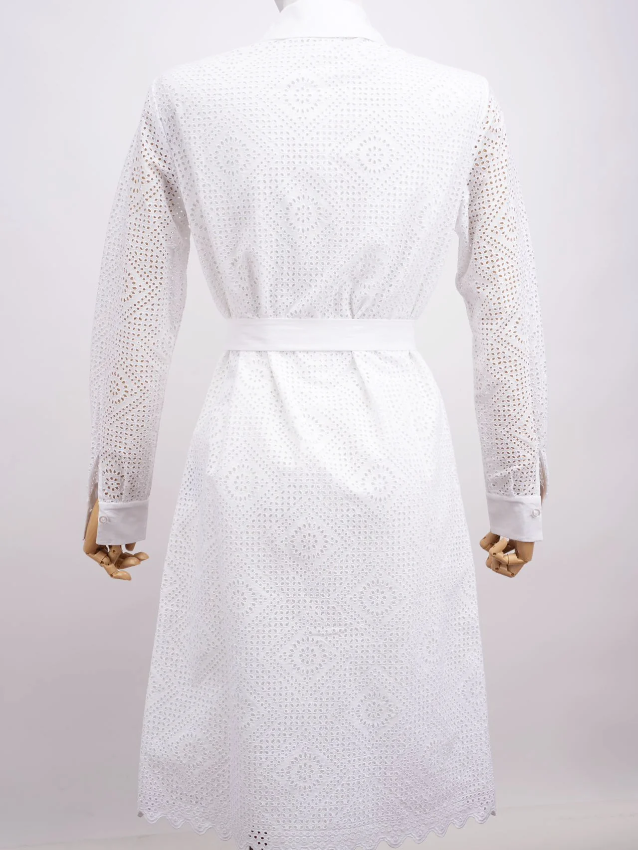 Loro Piana Embroidered White Dress – FR 38