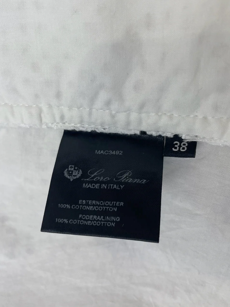 Loro Piana Embroidered White Dress – FR 38