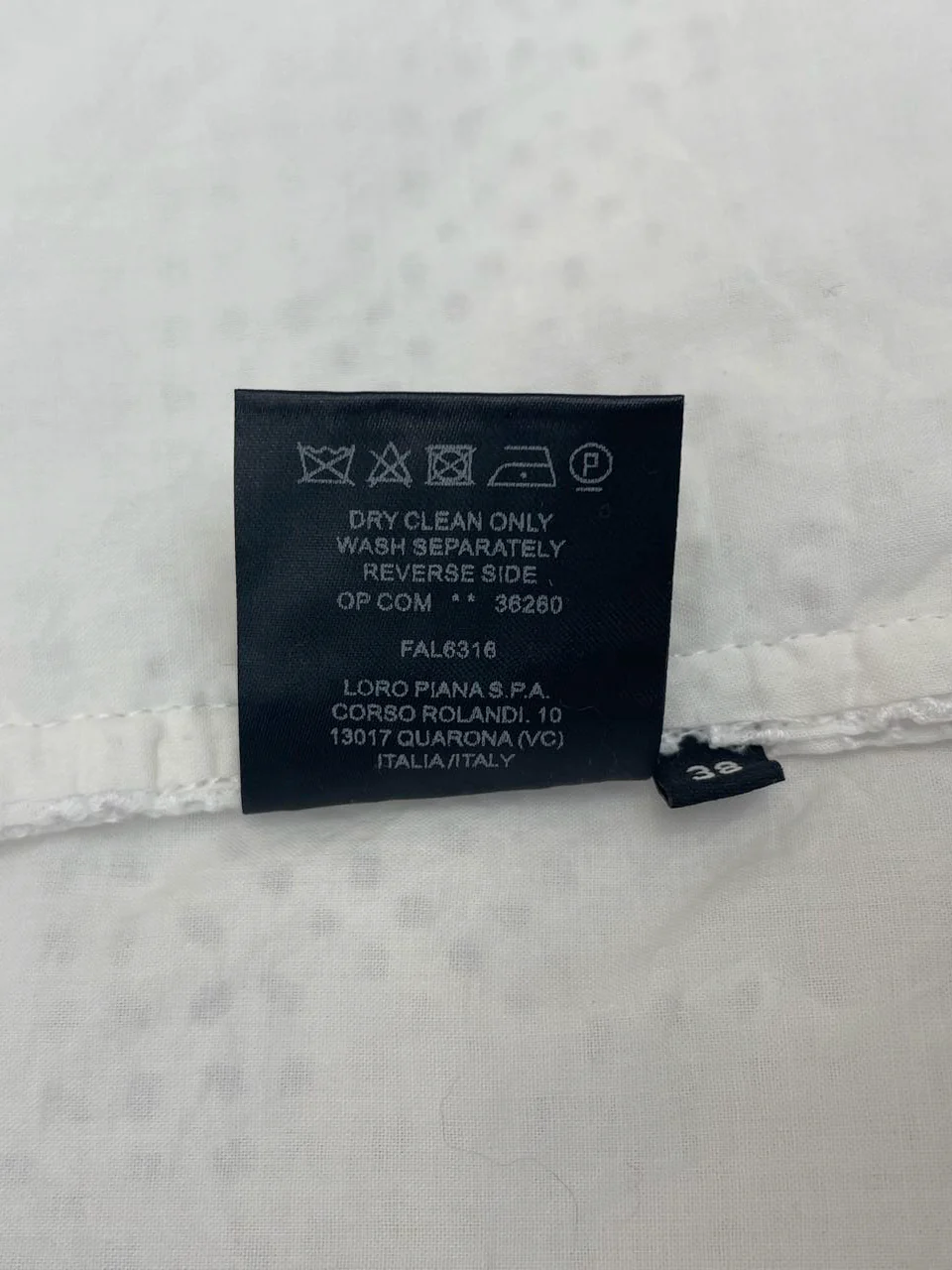 Loro Piana Embroidered White Dress – FR 38