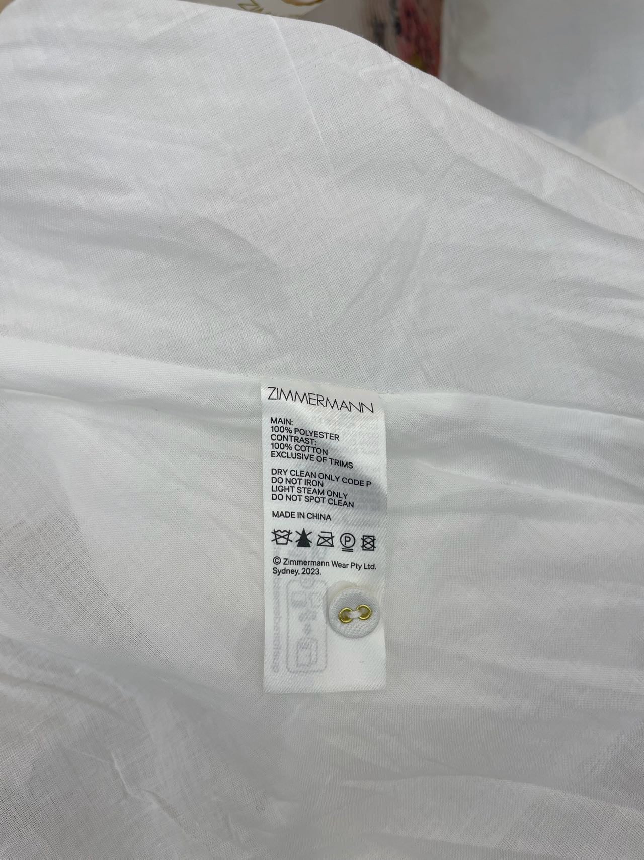 Zimmermann Pleated Mini Dress Size 2