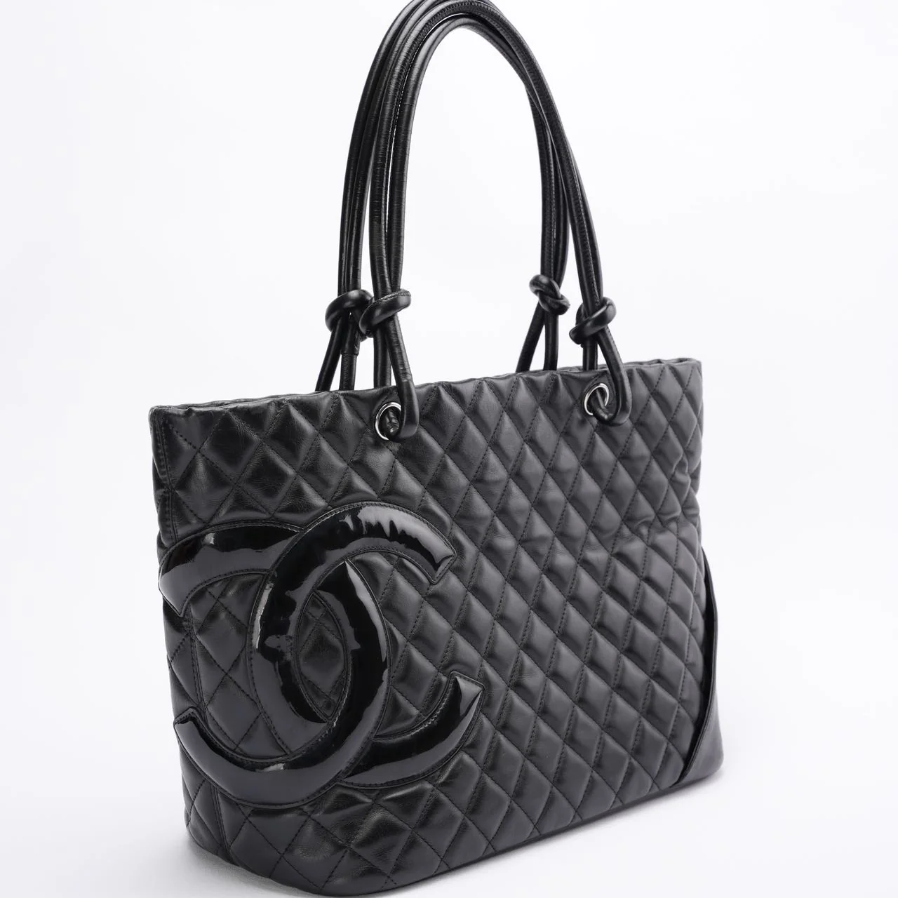 Chanel Black Cambon Tote Bag 2010-2011