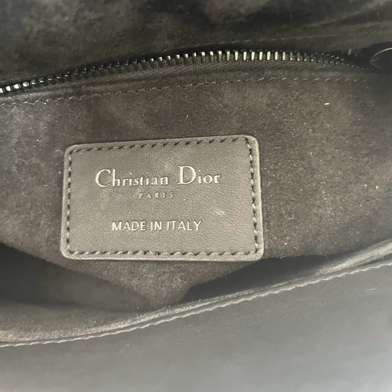 Christian Dior Lady Dior Small Matte Black Tonal Bag 2021
