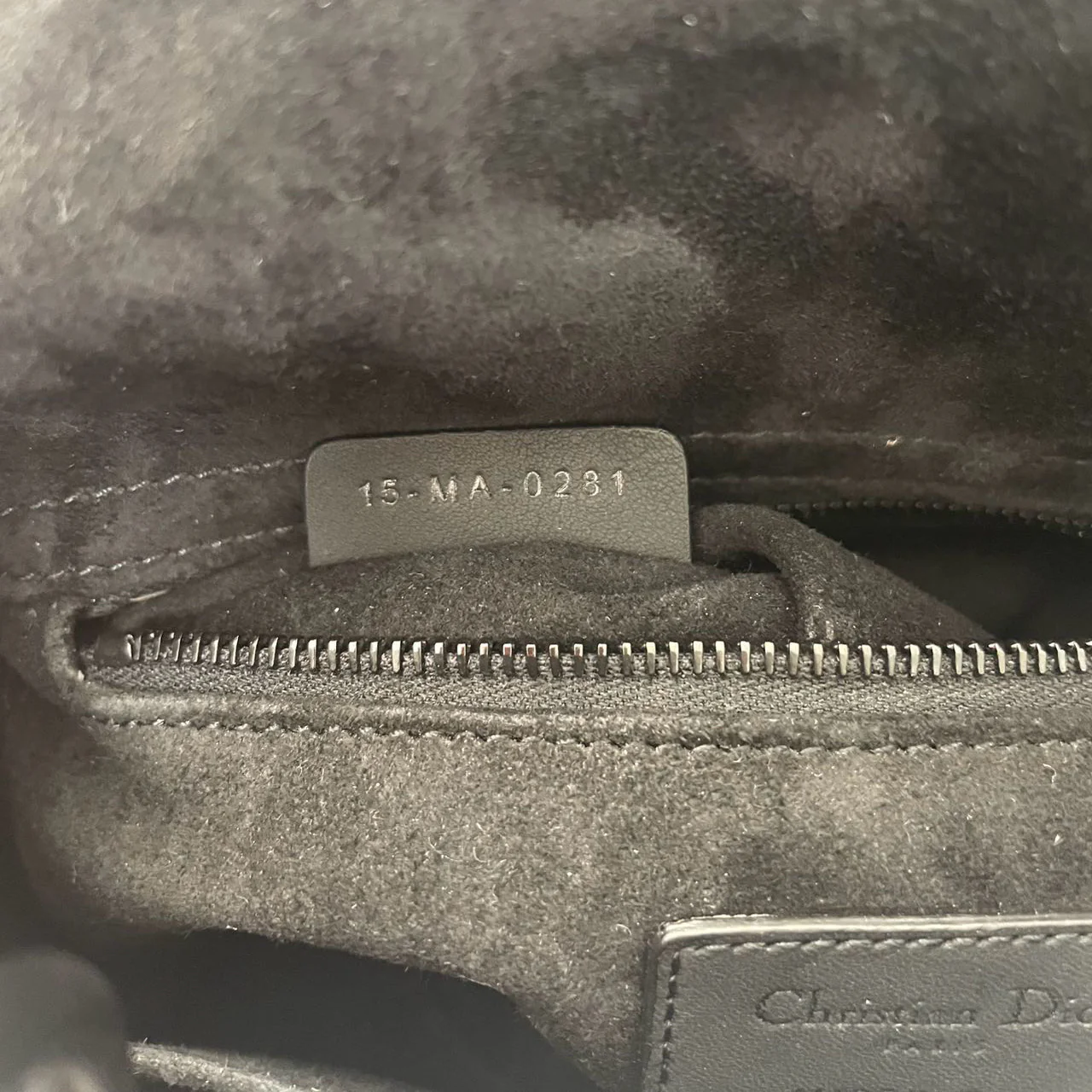 Christian Dior Lady Dior Small Matte Black Tonal Bag 2021