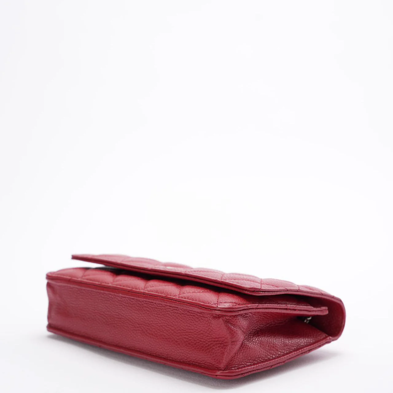 Chanel Wallet on Chain( woc) Bag Red Caviar Leather