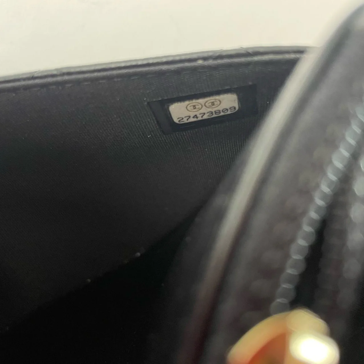 Chanel Wallet on Chain Black with Camélia Charms 2019