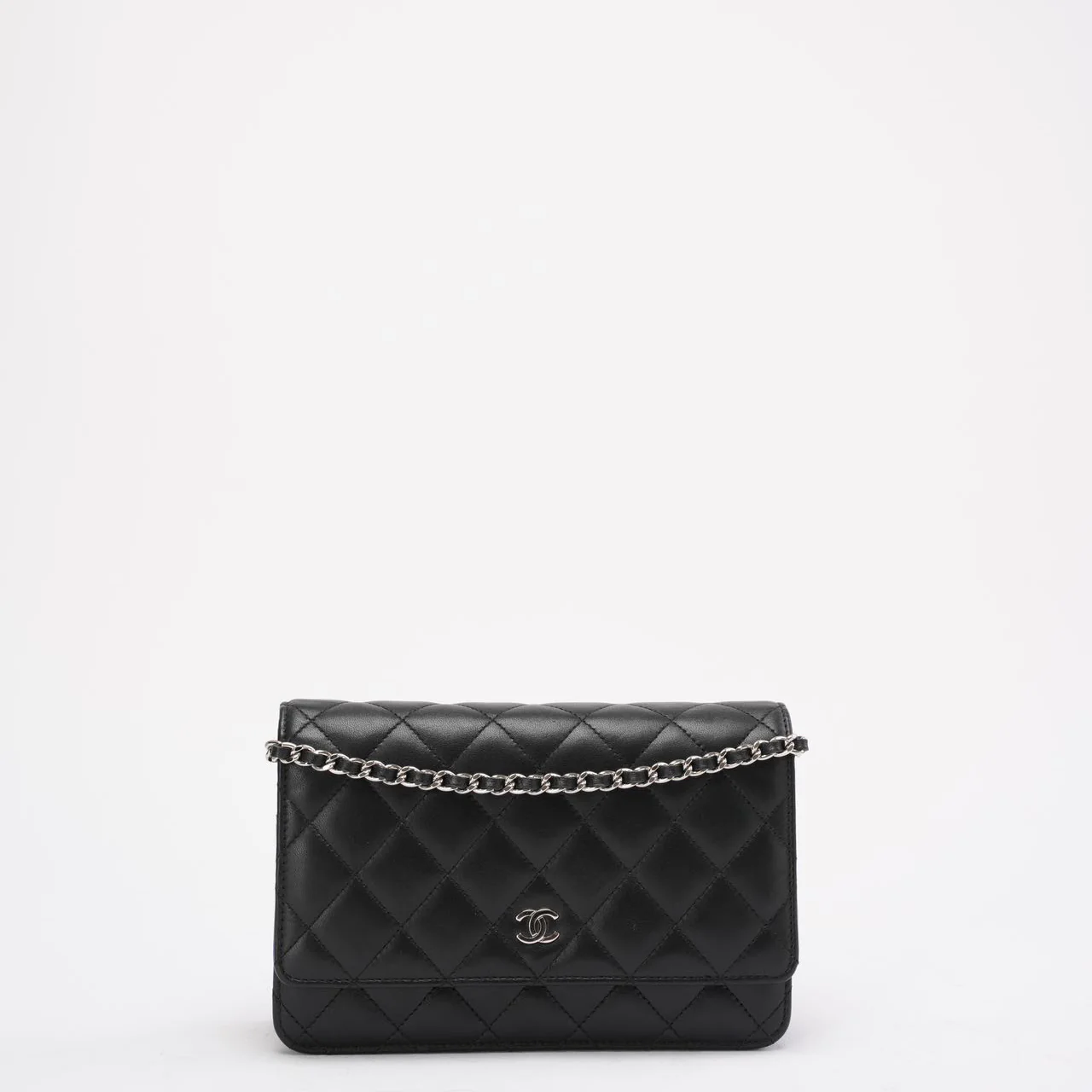Chanel Black Classic Wallet on Chain (WOC) 2018