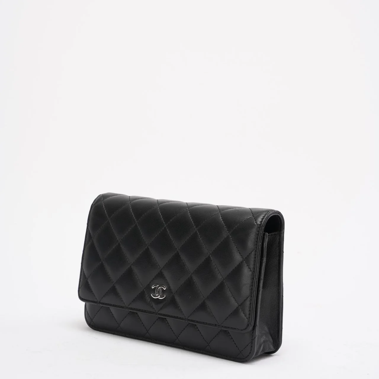 Chanel Black Classic Wallet on Chain (WOC) 2018