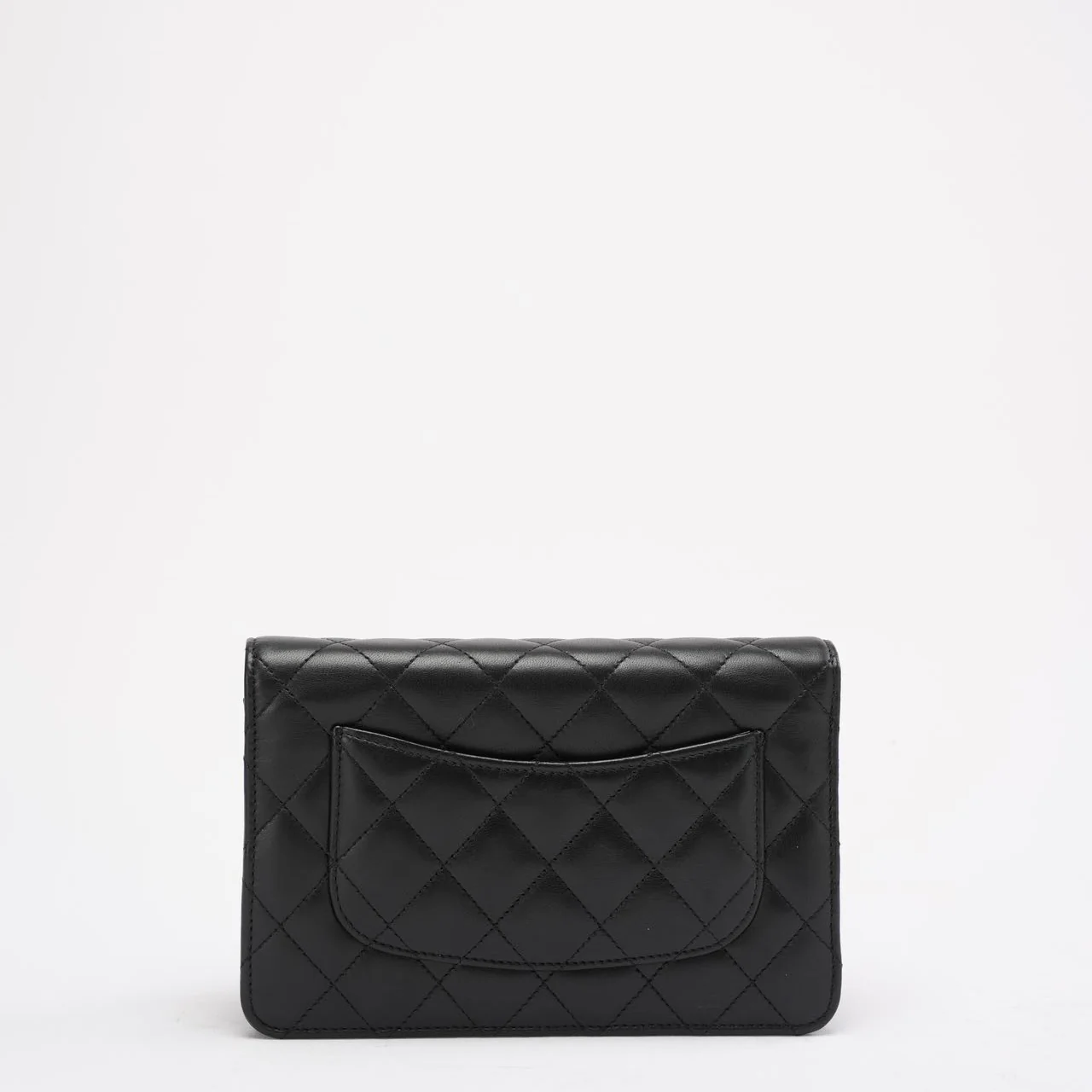 Chanel Black Classic Wallet on Chain (WOC) 2018