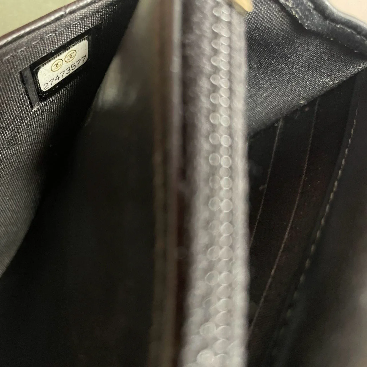 Chanel Wallet On Chain(woc) Black Camelia