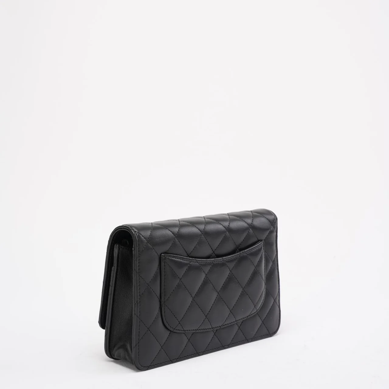 Chanel Black Classic Wallet on Chain (WOC) 2018