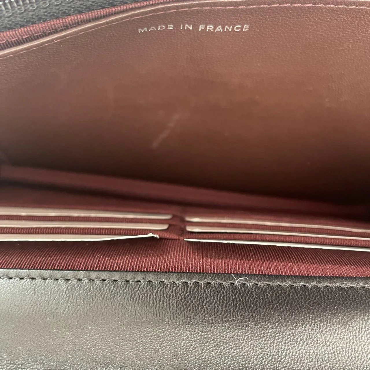 Chanel Black Classic Wallet on Chain (WOC) 2018