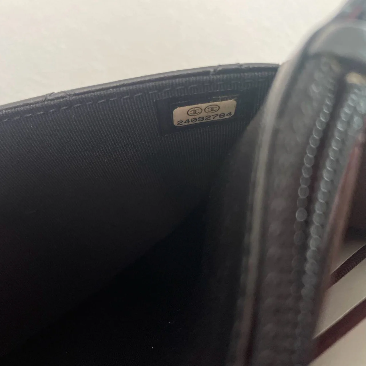 Chanel Black Classic Wallet on Chain (WOC) 2018