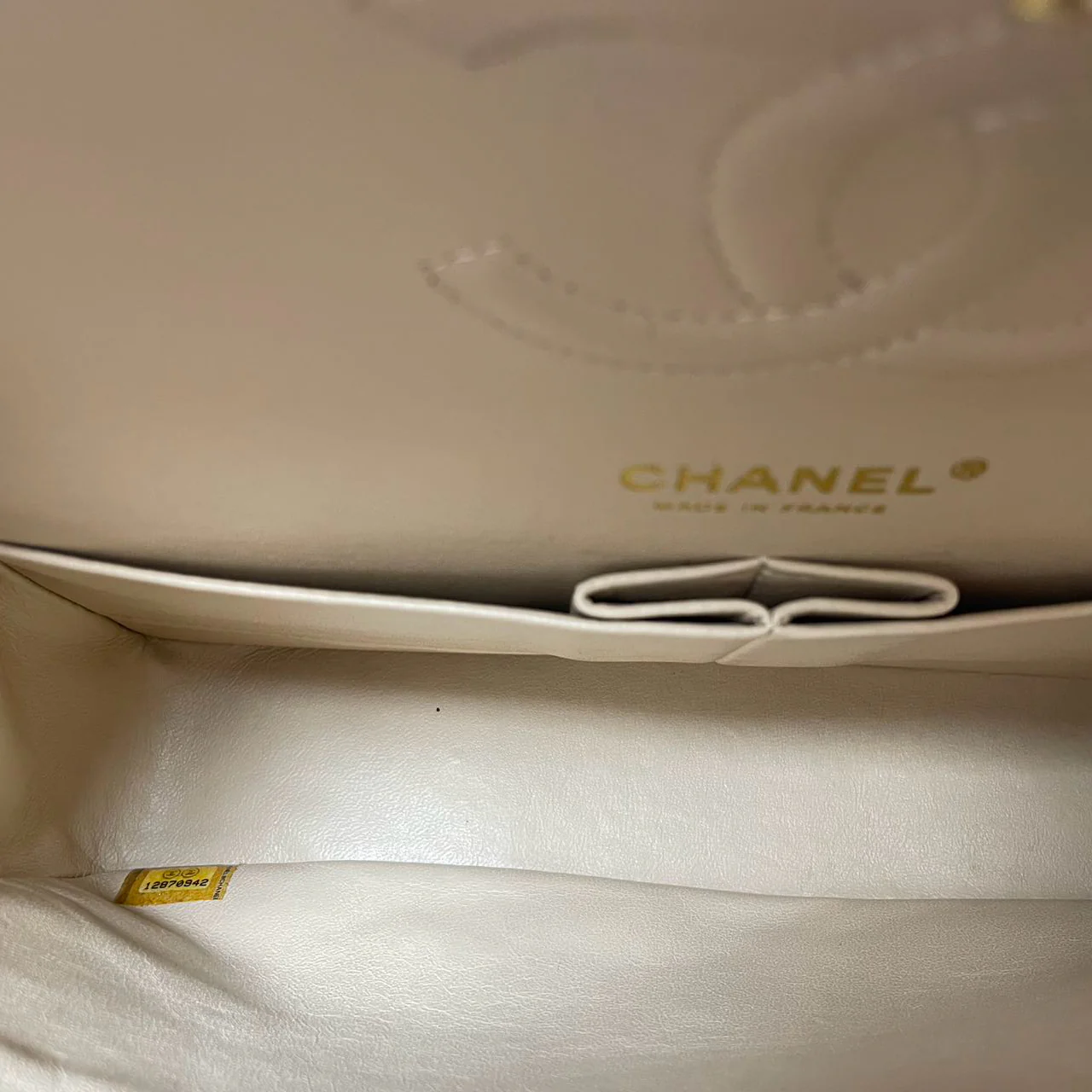 Chanel Classic Flap Bag Medium Beige Caviar Leather