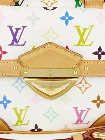 Louis Vuitton White Monogram Multicolor Rita Bag
